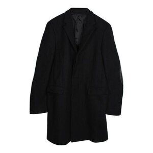 Prada Trench Coat in Black Wool
